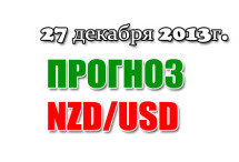 Прогноз NZD/USD на сегодня 27 декабря 2013