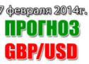 Прогноз GBP/USD на сегодня 7 февраля 2014 года