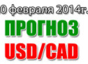Прогноз USD/CAD на сегодня 20 февраля 2014 года
