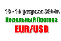 Прогноз EUR/USD на неделю 10 по 16 февраля 2014 года