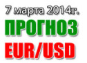 Прогноз EUR/USD на сегодня 07 марта 2014 года